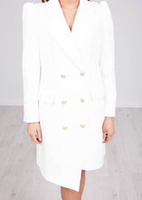 Load image into Gallery viewer, Arabella White Blazer Dress - The Walk in Wardrobe