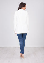 Load image into Gallery viewer, Arabella White Boyfriend Blazer - The Walk in Wardrobe