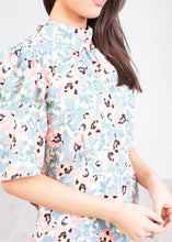 Load image into Gallery viewer, Cara Apricot Floral Midi Dress - The Walk in Wardrobe