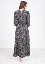Load image into Gallery viewer, Cara Geometric Puff Sleeve Dress - The Walk in Wardrobe
