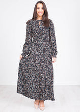 Load image into Gallery viewer, Cara Geometric Puff Sleeve Dress - The Walk in Wardrobe