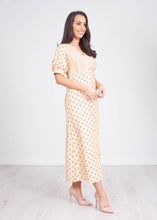 Load image into Gallery viewer, Cara Polka Dot Puff Sleeve Dress - The Walk in Wardrobe