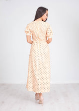 Load image into Gallery viewer, Cara Polka Dot Puff Sleeve Dress - The Walk in Wardrobe