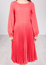 Load image into Gallery viewer, Cara Red Polka Dot Dress - The Walk in Wardrobe