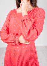 Load image into Gallery viewer, Cara Red Polka Dot Dress - The Walk in Wardrobe