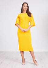 Load image into Gallery viewer, Cara Yellow Kimono Dress - The Walk in Wardrobe