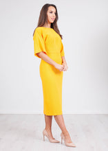 Load image into Gallery viewer, Cara Yellow Kimono Dress - The Walk in Wardrobe