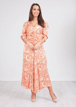 Load image into Gallery viewer, Carla Beige Amelia Print Dress - The Walk in Wardrobe