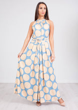 Load image into Gallery viewer, Carla Blue &amp; Beige Dress - The Walk in Wardrobe