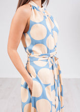 Load image into Gallery viewer, Carla Blue &amp; Beige Dress - The Walk in Wardrobe