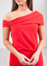 Load image into Gallery viewer, Carla Red Bianca Dress - The Walk in Wardrobe