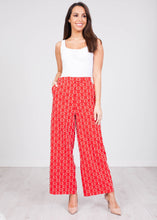 Load image into Gallery viewer, Carla Red Culotte Trousers - The Walk in Wardrobe
