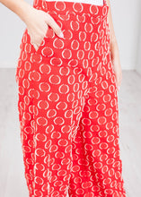 Load image into Gallery viewer, Carla Red Culotte Trousers - The Walk in Wardrobe