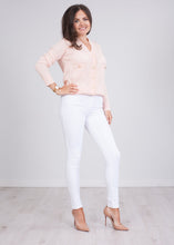 Load image into Gallery viewer, Cherie Baby Pink Fine Knit Top - The Walk in Wardrobe