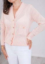Load image into Gallery viewer, Cherie Baby Pink Fine Knit Top - The Walk in Wardrobe