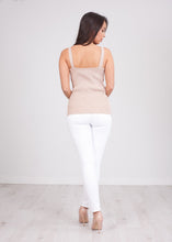 Load image into Gallery viewer, Cherie Biscuit Fine Knit Cami - The Walk in Wardrobe
