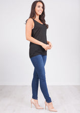 Load image into Gallery viewer, Cherie Black Shimmer Cami - The Walk in Wardrobe