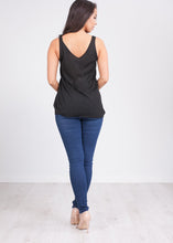 Load image into Gallery viewer, Cherie Black Shimmer Cami - The Walk in Wardrobe