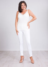 Load image into Gallery viewer, Cherie Cream Fine Knit Cami - The Walk in Wardrobe