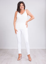 Load image into Gallery viewer, Cherie Cream Fine Knit Cami - The Walk in Wardrobe