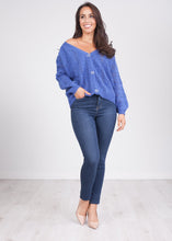 Load image into Gallery viewer, Cherie Dark Blue Cardigan - The Walk in Wardrobe