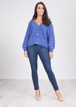 Load image into Gallery viewer, Cherie Dark Blue Cardigan - The Walk in Wardrobe