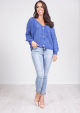 Load image into Gallery viewer, Cherie Dark Blue Cardigan - The Walk in Wardrobe