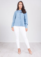 Load image into Gallery viewer, Cherie Denim Printed Shirt - The Walk in Wardrobe