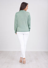 Load image into Gallery viewer, Cherie Green Shimmer Top - The Walk in Wardrobe