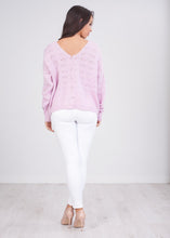 Load image into Gallery viewer, Cherie Lilac Button Back Top - The Walk in Wardrobe