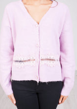 Load image into Gallery viewer, Cherie Lilac Cardigan - The Walk in Wardrobe