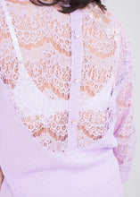 Load image into Gallery viewer, Cherie Lilac Lace Back Top - The Walk in Wardrobe