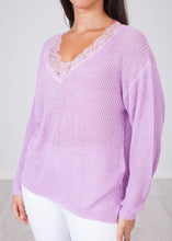 Load image into Gallery viewer, Cherie Lilac Lace Top - The Walk in Wardrobe