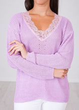 Load image into Gallery viewer, Cherie Lilac Lace Top - The Walk in Wardrobe