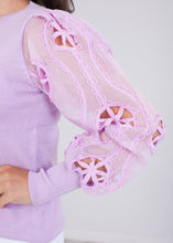 Load image into Gallery viewer, Cherie Lilac Puff Sleeve Top - The Walk in Wardrobe