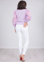 Load image into Gallery viewer, Cherie Lilac Puff Sleeve Top - The Walk in Wardrobe