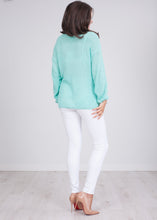 Load image into Gallery viewer, Cherie Mint Lace Top - The Walk in Wardrobe