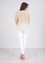 Load image into Gallery viewer, Cherie Mustard Print Top - The Walk in Wardrobe