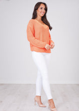 Load image into Gallery viewer, Cherie Orange Top - The Walk in Wardrobe