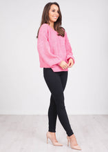 Load image into Gallery viewer, Cherie Pink Bow Knit - The Walk in Wardrobe