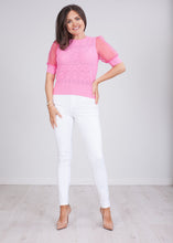 Load image into Gallery viewer, Cherie Pink Short Sleeve Top - The Walk in Wardrobe