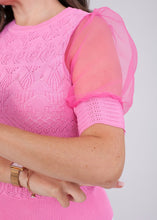 Load image into Gallery viewer, Cherie Pink Short Sleeve Top - The Walk in Wardrobe