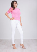 Load image into Gallery viewer, Cherie Pink Short Sleeve Top - The Walk in Wardrobe