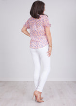 Load image into Gallery viewer, Cherie Red &amp; Blue Top - The Walk in Wardrobe