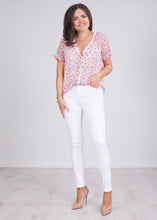 Load image into Gallery viewer, Cherie Red &amp; Blue Top - The Walk in Wardrobe