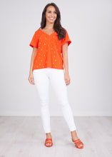 Load image into Gallery viewer, Cherie Red Criss Cross Top - The Walk in Wardrobe