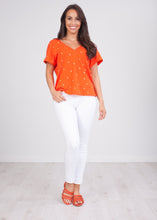 Load image into Gallery viewer, Cherie Red Criss Cross Top - The Walk in Wardrobe