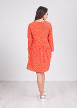 Load image into Gallery viewer, Cherie Red &amp; White Printed Dress - The Walk in Wardrobe