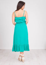 Load image into Gallery viewer, Cherie Teal Midi Dress - The Walk in Wardrobe
