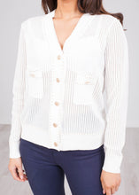 Load image into Gallery viewer, Cherie White Cardigan - The Walk in Wardrobe